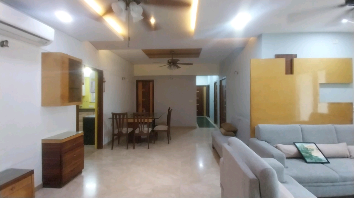 3 BHK Apartment For Rent in Hiranandani Meadows