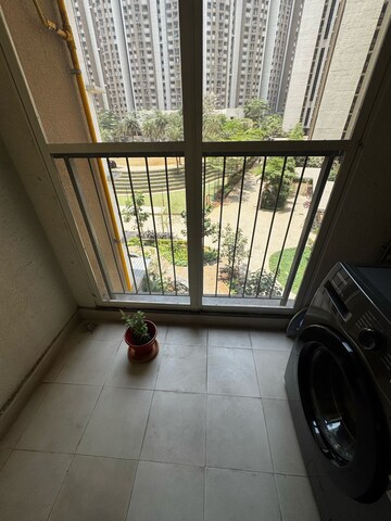 Balcony in 2 BHK Apartment at Puranik Rumah Bali, Ghodbunder Road – for Rent