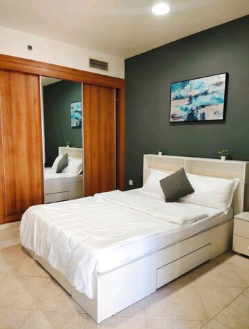 Bedroom in 2 BHK Apartment at Hiranandani Eagleridge Wing A, Thane West – for Rent