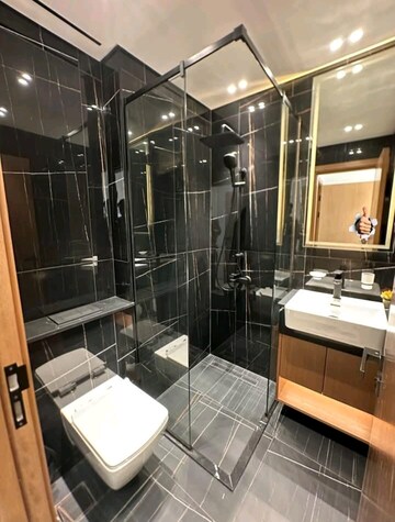 Bathroom in 2 BHK Apartment at Hiranandani Eagleridge Wing A, Thane West – for Rent