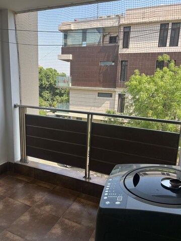 Balcony in 3 BHK Apartment at Serenity Homes, Vaishali Nagar – for Rent
