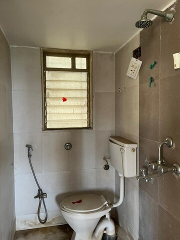 Bathroom in 1 BHK Apartment at Sukur Residency B1 CHS Ltd, Kasarvadavali – for Rent