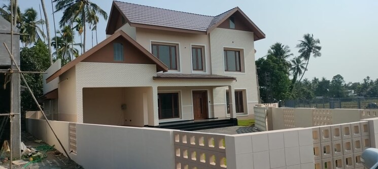 Exterior View, kuttur 4 Bedroom 3000 Sq.Ft. Independent House In Kuttur Thrissur 9056758