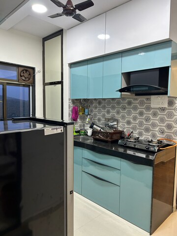 Kitchen in 1 BHK Apartment at Sanghvi S3 Ecocity Orchid, Mahajanwadi – for Rent