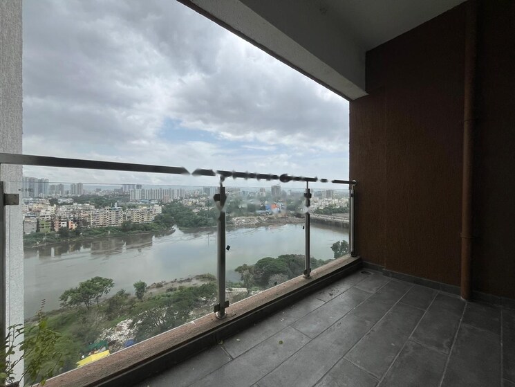 Balcony, unique-youtopia 2 Bedroom 768 Sq.Ft. Apartment In Kharadi Pune 9056929