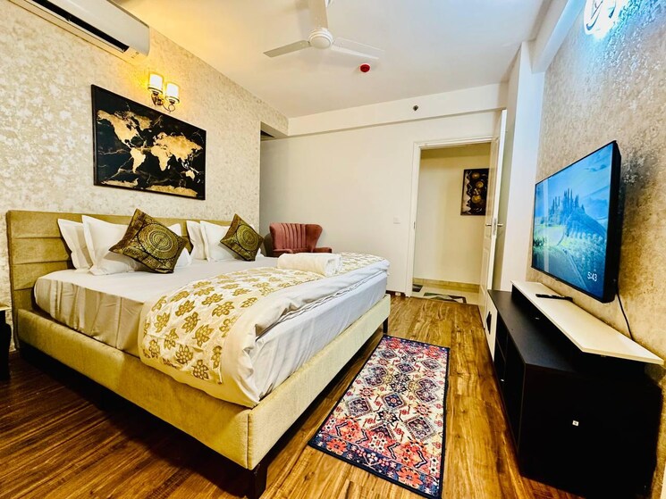 Bedroom, gomti nagar 3 Bedroom 2300 Sq.Ft. Apartment In Gomti Nagar Lucknow 9056943