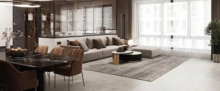 Living Room, lodha-marq 4 Bedroom 2715 Sq.Ft. Apartment In Tardeo Mumbai 9056951