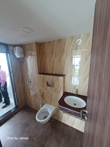 Bathroom in 1 BHK Apartment at Lodha Amara Tower 42 and 43, Kolshet Road – for Rent