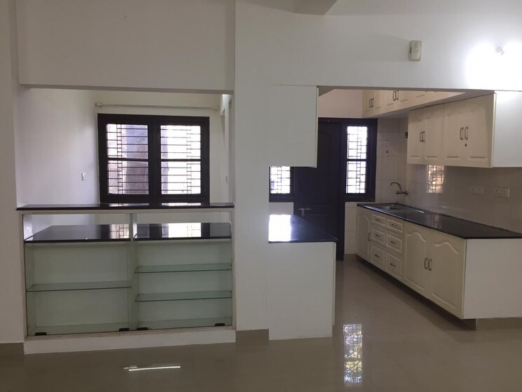 Kitchen, elegant-rosemarine 3 Bedroom 1850 Sq.Ft. Apartment In Defence Colony Bangalore 9057121
