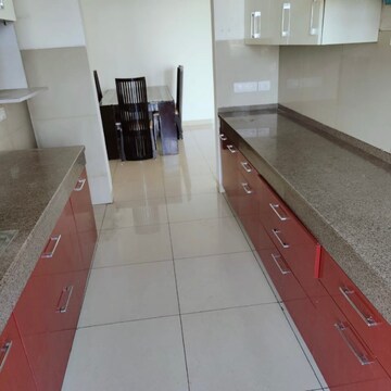 Kitchen in 3 BHK Apartment at Emaar Palm Gardens, Sector 83 – for Rent