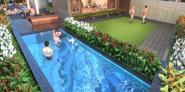 Swimming Pool in 2 BHK Builder Floor at Chamunda Sai Vivant, Taloja Panchanand – for Sale