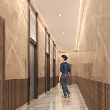 Building Lobby in 2 BHK Builder Floor at Chamunda Sai Vivant, Taloja Panchanand – for Sale