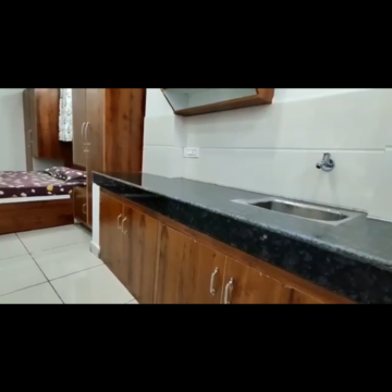 Kitchen in 1 RK Apartment at Dlf Cyber City, Dlf Cyber City – for Rent
