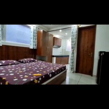 Bedroom in 1 RK Apartment at Dlf Cyber City, Dlf Cyber City – for Rent