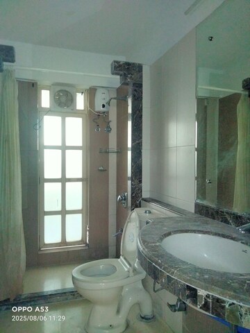Bathroom in 3 BHK Apartment at Ansal Heights, Worli – for Rent