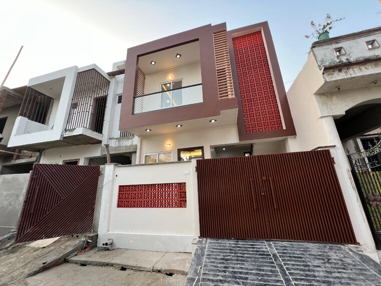 Exterior View, arsha-madhav-greens 3 Bedroom 1555 Sq.Ft. Independent House In Gomti Nagar Lucknow 9057339