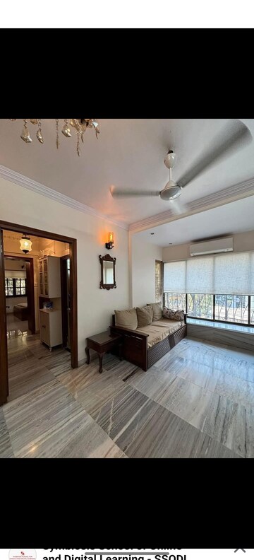 Living Room in 1 BHK Apartment at Raj Tilak Apartment, Versova – for Rent