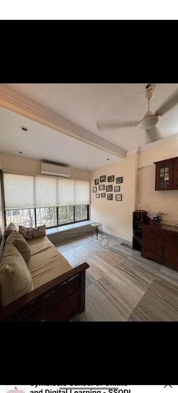 Living Room in 1 BHK Apartment at Raj Tilak Apartment, Versova – for Rent