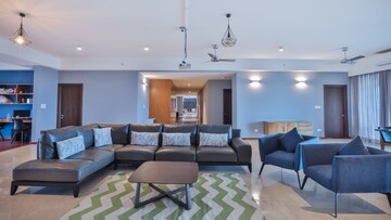 Living Room in 4 BHK Apartment at UKN Miraya Rose, Whitefield – for Sale