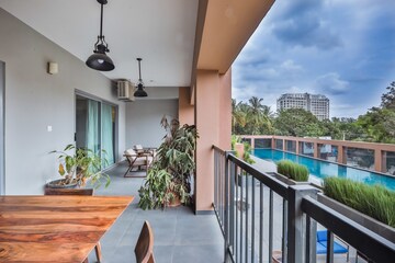 Balcony in 4 BHK Apartment at UKN Miraya Rose, Whitefield – for Sale