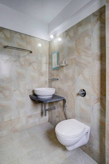 Attached Bathroom in 3 BHK Apartment at Freedom Fighters Enclave – for Rent