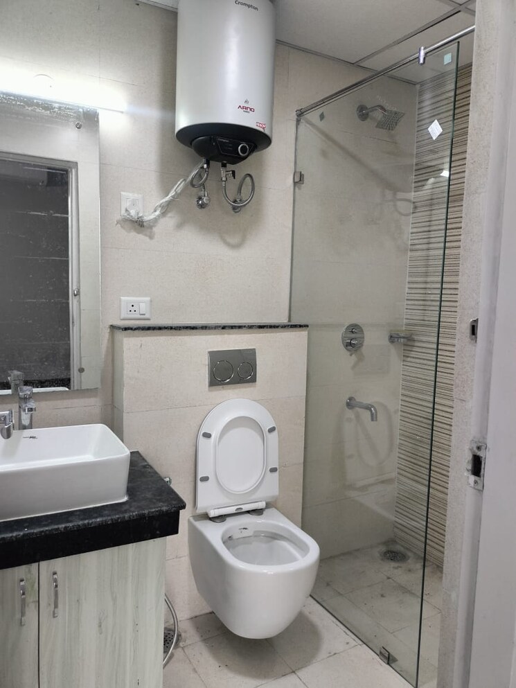 Bathroom, tulip-yellow 3 Bedroom 1704 Sq.Ft. Apartment In Sector 69 Gurgaon 9057491