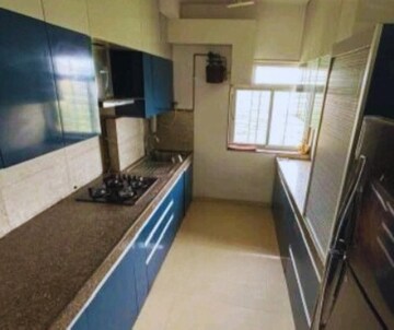 Kitchen in 3 BHK Apartment at Kalpataru Hills, Manpada – for Rent