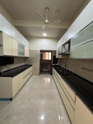 Kitchen in 3 BHK Apartment at Lokhandwala Zahra, Worli – for Rent