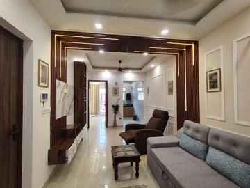 Living Room in 3 BHK Builder Floor at Puri Kohinoor, Sector 89 – for Rent