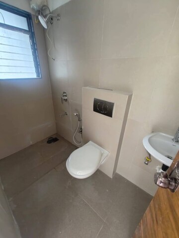 Bathroom in 1 BHK Apartment at Je And Vee Om Trimurti, Malad East – for Rent