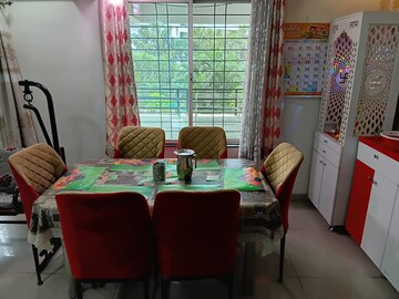 Dining Room in 3 BHK Apartment at Ganeesham Phase II, Pimple Saudagar – for Sale