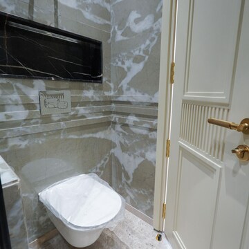Bathroom in 4 BHK Builder Floor at Jor Bagh – for Sale