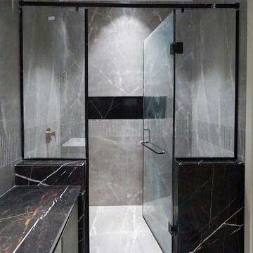 Bathroom in 4 BHK Builder Floor at Jor Bagh – for Sale
