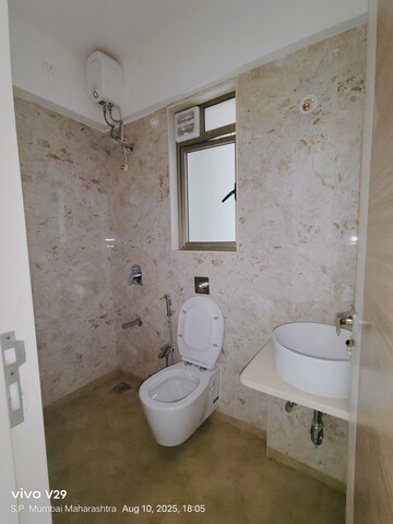 Bathroom in 2 BHK Apartment at Chandak Cornerstone, Worli – for Rent
