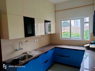 Team Area in 3 BHK Apartment at LnT Raintree Boulevard, Hebbal – for Rent