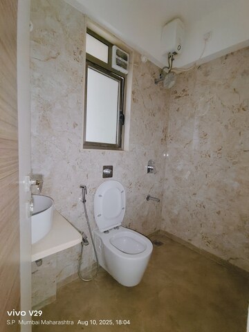 Bathroom in 2 BHK Apartment at Chandak Cornerstone, Worli – for Rent