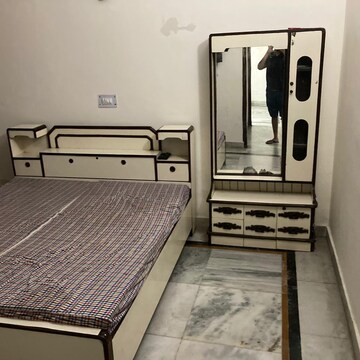 Bedroom in 1 BHK Independent House at Basera Apartments Sector 49, Baraula – for Rent
