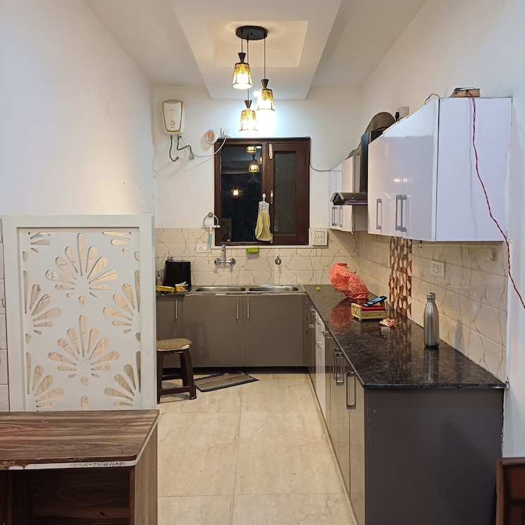 Kitchen, maxxus-elanza 3 Bedroom 1100 Sq.Ft. Apartment In Nagla Road Zirakpur 9058141