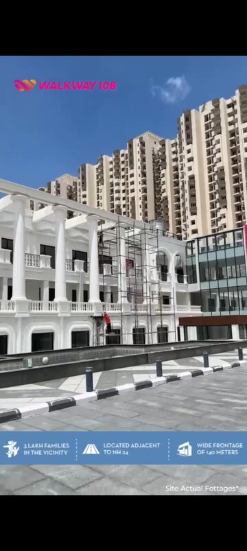  Shop – Exterior View View at Amrapali Leisure Park, Amrapali Leisure Valley - for Sale