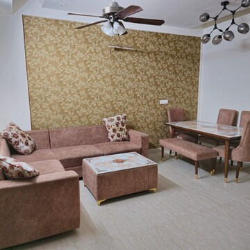 Living Room in 3 BHK Apartment at Allwin El Spazia, Nagla Road – for Rent