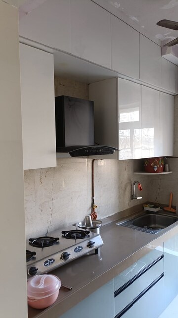 Kitchen in 2 BHK Apartment at Gurukrupa Marina Enclave, Malad West – for Sale