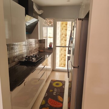 Kitchen in 3 BHK Apartment at Sushma Valencia, Nagla Road – for Rent