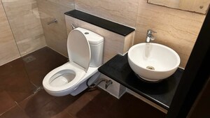 Bathroom in 2 BHK Builder Floor at Paranjape Blue Ridge, Hinjewadi – for Sale