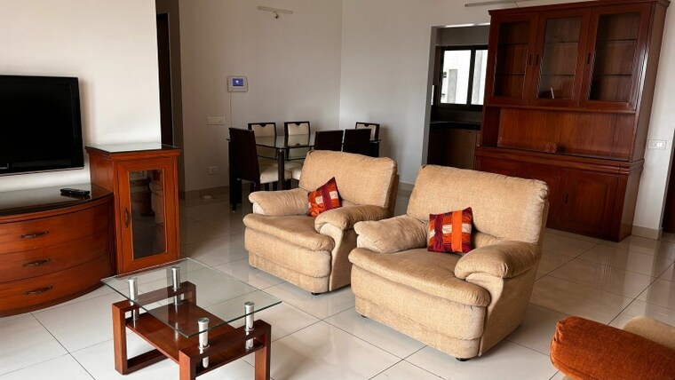 Living Room, paranjape-blue-ridge 2 Bedroom 1030 Sq.Ft. Builder Floor In Hinjewadi Pune 9058390