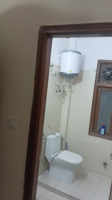 Bathroom in 1 BHK Builder Floor at Chattarpur – for Rent
