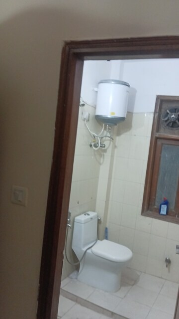 Bathroom in 1 BHK Builder Floor at Chattarpur – for Rent