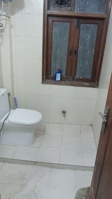 Bathroom in 1 BHK Builder Floor at Chattarpur – for Rent