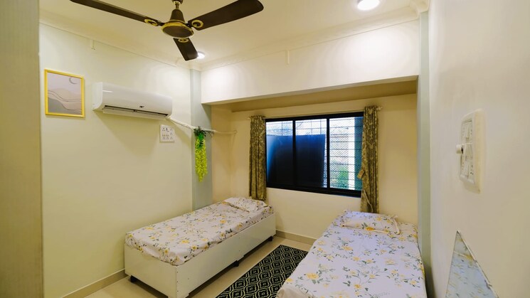 Bedroom, kopar khairane Pg For Girls In Kopar Khairane 9058429