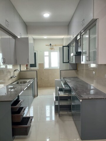 Kitchen in 2 BHK Apartment at L&T Raintree Boulevard, Hebbal – for Rent