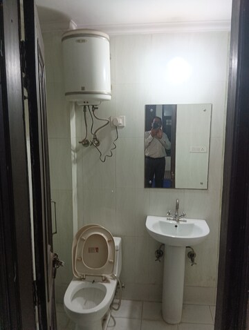 Bathroom in 4 BHK Builder Floor at Chattarpur – for Rent
